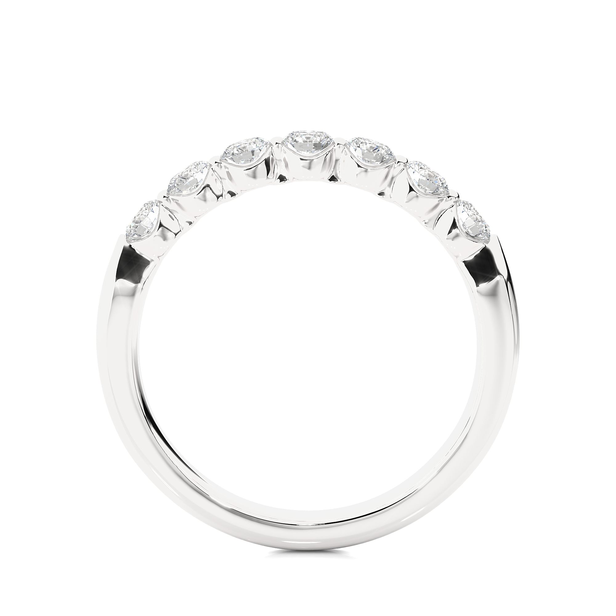 0.52 Carat IJ Color VS1 Clarity Diamond Studded Natural Diamond Ring.